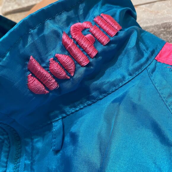 Vintage Dolfin Tracksuit M | Blue Pink Windbreaker Set, 80s 90s Retro Vibes - Picture 5 of 13
